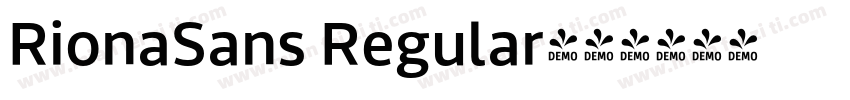 RionaSans Regular字体转换
